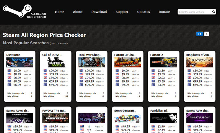 Steam All Region Price Checker